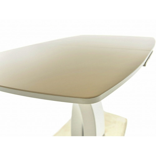 Стол «Нотр Дам» ПМ стекло, капучино