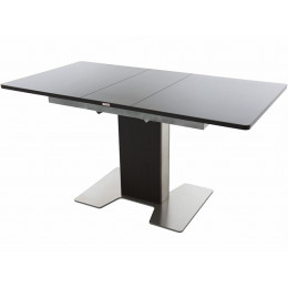 Стол «Сардиния» стекло, черный