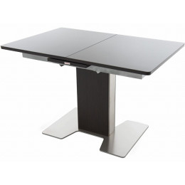 Стол «Сардиния» стекло, черный