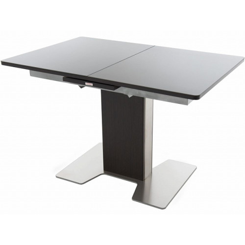 Стол «Сардиния» стекло, черный