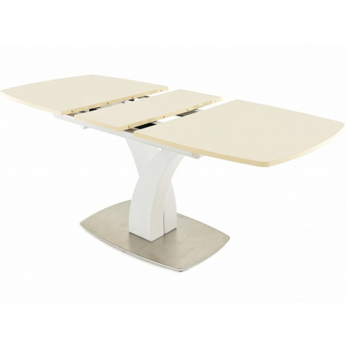 Стол «Нотр Дам» ПМ стекло, молочный