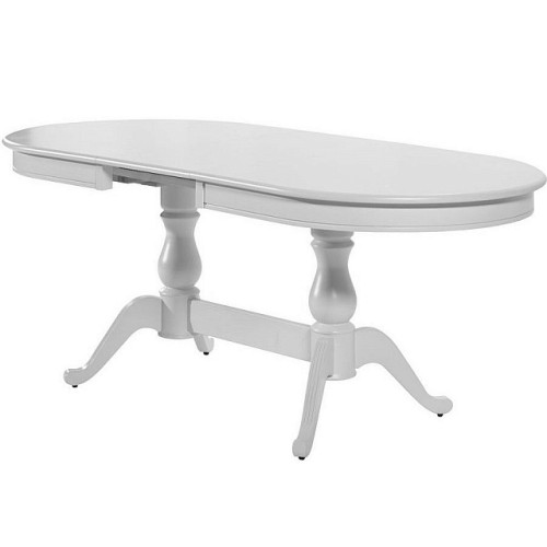 Стол «Фабрицио-2» овал 120*90, белая эмаль