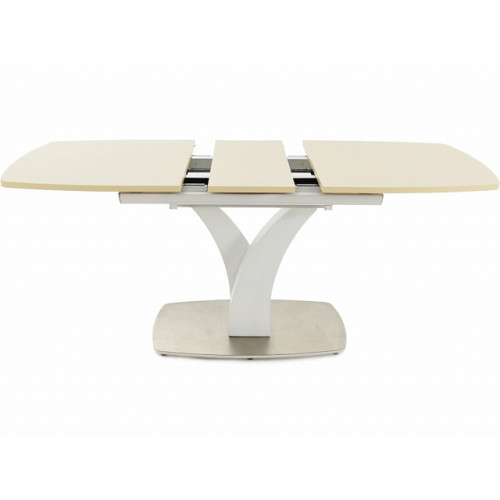 Стол «Нотр Дам» ПМ стекло, молочный