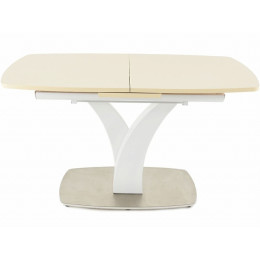 Стол «Нотр Дам» ПМ стекло, молочный