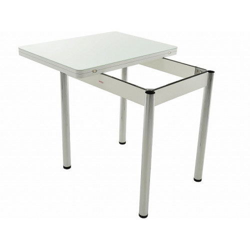 Стол «Бари» стекло, белый