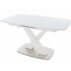 Стол «Орлеан» ПМ стекло OPTI, белый