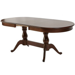 Стол «Фабрицио-2» овал 120*90, орех темный