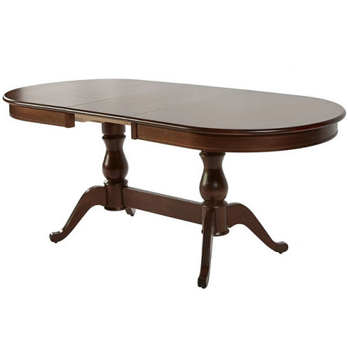 Стол «Фабрицио-2» овал 120*90, орех темный