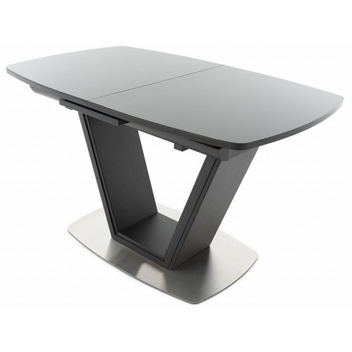 Стол «Севилья» ПМ стекло, черный