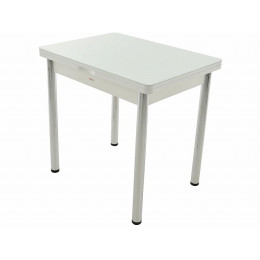 Стол «Бари» стекло, белый