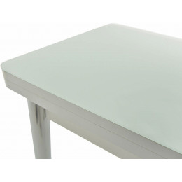 Стол «Бари» стекло, белый