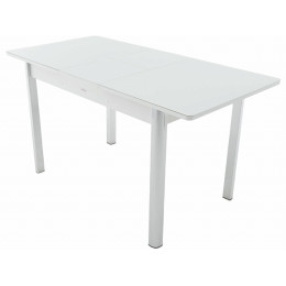 Стол «Гамбург» стекло СВ, белый