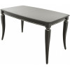 Стол «Сибарит» 140*80, эмаль черная с серебром