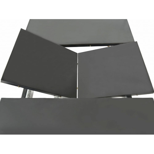 Стол «Ривьера» стекло СВ, черный