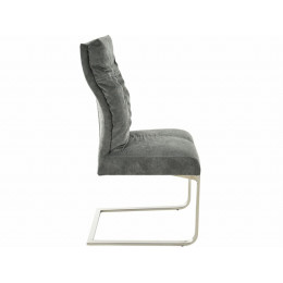 Стул «Лофт-2». ткань: Berlin 101, каркас: хром