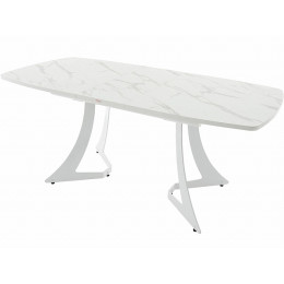 Стол «Милан» ПМ пластик, Белый камень