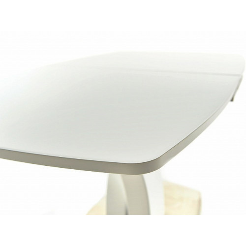 Стол «Нотр Дам» ПМ стекло OPTI, белый