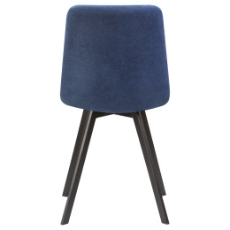 8025-LML ALEX SQUARE , цвет сиденья синяя ткань (UF860-14B), цвет основания черный