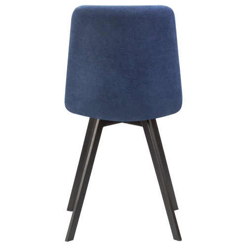 8025-LML ALEX SQUARE , цвет сиденья синяя ткань (UF860-14B), цвет основания черный