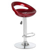 Стул барный DOBRIN DISCO (бордовый металлик)
