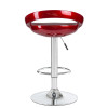 Стул барный DOBRIN DISCO (бордовый металлик)