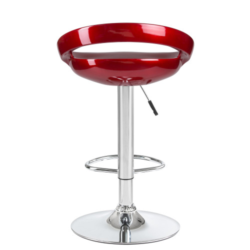 Стул барный DOBRIN DISCO (бордовый металлик)