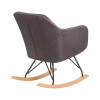 Кресло-качалка DOBRIN KIARA (серая ткань (LAR-106D-26))