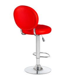 3260-LM MOLLY, цвет сиденья красный, цвет основания хром