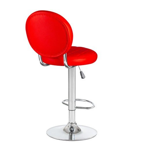 3260-LM MOLLY, цвет сиденья красный, цвет основания хром