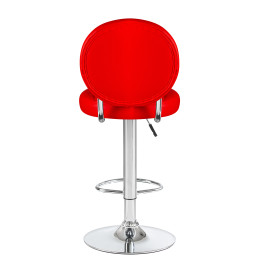 3260-LM MOLLY, цвет сиденья красный, цвет основания хром