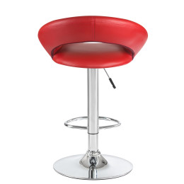 5001-LM MIRA, цвет сиденья бордовый, цвет основания хром