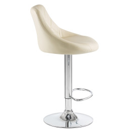 5007-LM LOGAN, цвет сиденья кремовый, цвет основания хром