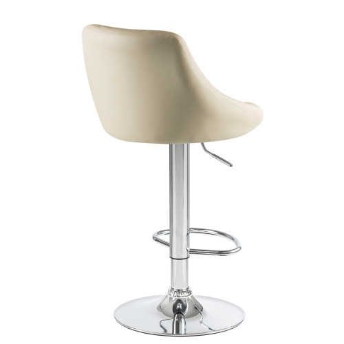 5007-LM LOGAN, цвет сиденья кремовый, цвет основания хром