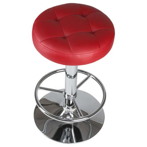 5008-LM BRUNO, цвет сиденья бордовый, цвет основания хром