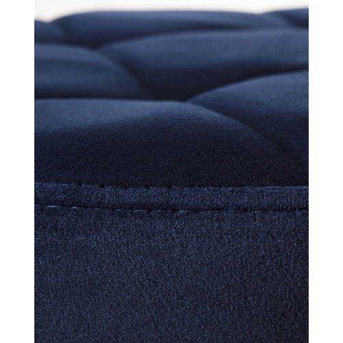 5008-LM BRUNO, цвет сиденья синий велюр (MJ9-117), цвет основания хром