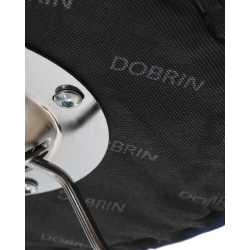 5008-LM BRUNO, цвет сиденья синий велюр (MJ9-117), цвет основания хром