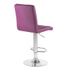 5009-LM KRUGER, цвет сиденья фиолетовый, цвет основания хром