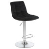 5017-LM TAILOR, цвет сиденья черный велюр (MJ9-101), цвет основания хром