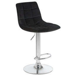 5017-LM TAILOR, цвет сиденья черный велюр (MJ9-101), цвет основания хром