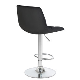 5017-LM TAILOR, цвет сиденья черный велюр (MJ9-101), цвет основания хром