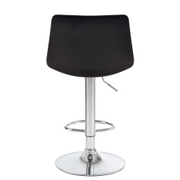 5017-LM TAILOR, цвет сиденья черный велюр (MJ9-101), цвет основания хром