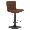 Стул барный DOBRIN DOMINIC (шоколадный велюр (MJ9-111))