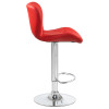 5022-LM BARNY, цвет сиденья красный, цвет основания хром