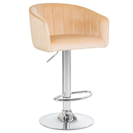 5025-LM DARCY, цвет сиденья песочный (1922-3), цвет основания хром