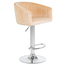 5025-LM DARCY, цвет сиденья песочный (1922-3), цвет основания хром