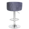 Стул барный DOBRIN DARCY (серый велюр (1922-19))