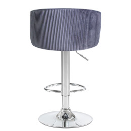 Стул барный DOBRIN DARCY (серый велюр (1922-19))
