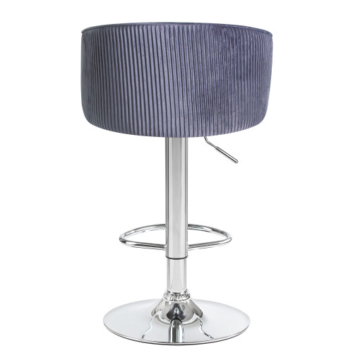 Стул барный DOBRIN DARCY (серый велюр (1922-19))