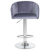 Стул барный DOBRIN DARCY (серый велюр (1922-19))