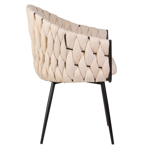 9691-LM MATILDA, цвет сиденья бежевый (LAR 275-1), цвет основания черный